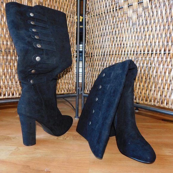 JustFab Shoes - black Just Fab over knee pirate boots